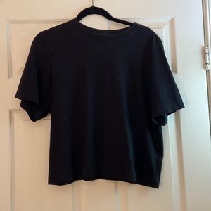 Black boxy shirt